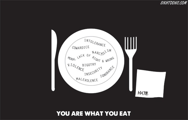 A hateful diet