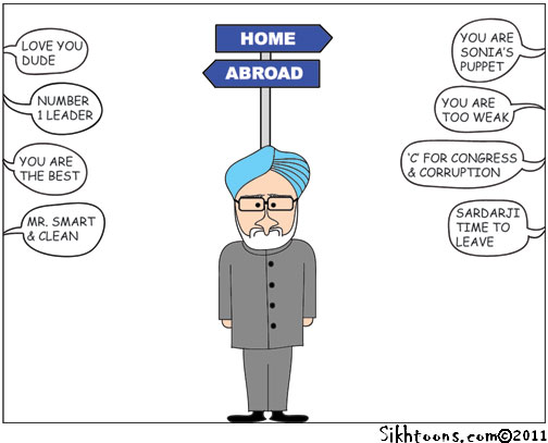 Embattled Manmohan