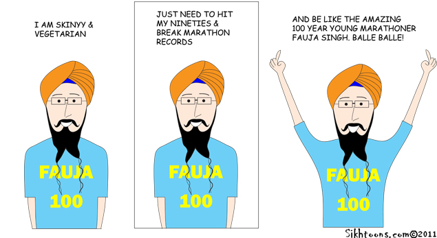 Fauja Singh record at 100