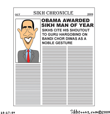 Obama Awarded Sikh Man of Year