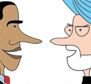 Obama meets Manmohan