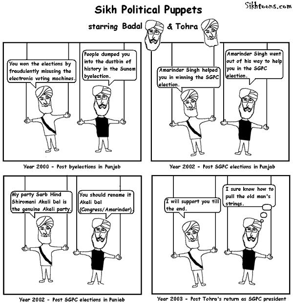 Sikh Political Puppets