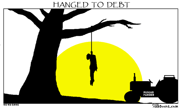 Hanged To Debt