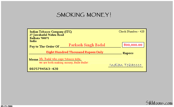 Smoking Money!